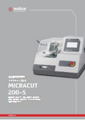手動/自動 精密切断機『ミクラカット200-S』
