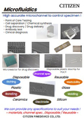 Microfluidics