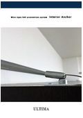 Wire type fall prevention system  Interior Anchor