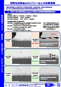 Observation of Pb-free solder cross-section after reliability testing.