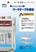 ワークテーブル架台／作業台周辺に工具や部品を保管！作業環境整備の定番、パネルラック