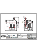 WRS Pump PVC Model 60-150 External Dimension Diagram