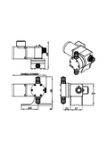 SMP Pump (80XX-VS Model) External Dimension Diagram
