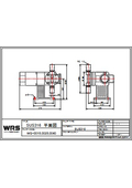 WRSポンプ　SUSモデル15-40　外形寸法図