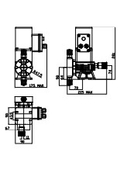 Eシリーズポンプ　外形寸法図