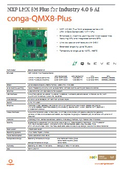 Qseven: conga-QMX8-Plus データシート