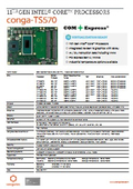 COM Express: conga-TS570 データシート