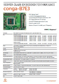 COM Express: conga-B7E3 データシート