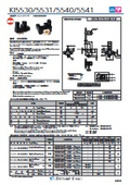 透過型フォトセンサ　KI5530,KI5531,KI5540,KI5541