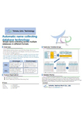 Tohoku Univ. Technology : Automatic name collecting database technology : T20-3109