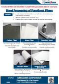 Sheet Processing of Functional Fibers - Functional fibers can be utilized in papermaking processes beyond wood pulp