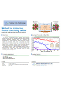 Tohoku University Technology: Method for producing Proton-containing oxides: T21-224