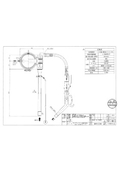 [Drawing] Air-operated diaphragm barrel pump DF4P-15G