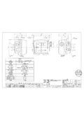 【図面】簡易ディスク式流量計 機械デジタル表示 MK33-25D(OL)