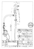 【図面】流量計付き電動式樹脂ドラム用ポンプ Ad-1K24/Ad-2K24