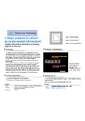 Tohoku University Technology: 3-steps analysis to extract accurate spatial information! : T19-011