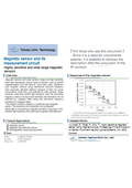 Tohoku Univ. Technology :Magnetic sensor and its measurement circuit : T23-005