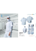白衣型空調作業服『空調風神服 白衣』カタログ
