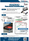 Thermal Barrier/Flame Spread Prevention Sheet - 1000℃ fireproof thin sheet