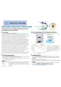 Tohoku Univ. Technology : Electrically moisturized contact lenses : T18-478