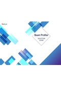 Beam Profiler Selection Guide