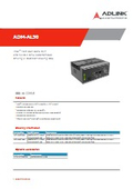 第12世代 CPU、RTX 4000 GPU 車載、AI自動運転システム向けPC ADLINK ADM-AL30 製品カタログ