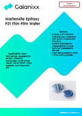 Martensite epitaxy single crystal PZT thin film wafer