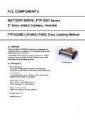Printer mechanism 'FTP-62DMCL101#02/111#02'