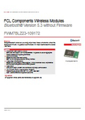 Wireless module 'FWM7BLZ23-109172'