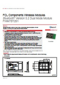 Wireless module "FWM7BTZ61"