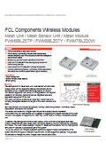 Mesh unit "FWM8BLZ07P/Y" Mesh module "FWM7BLZ20W"