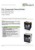 Printer unit 'FTP-62GUSL001'