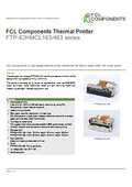Printer mechanism 'FTP-62HMCL163/463'