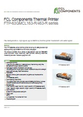 Printer mechanism "FTP-63GMCL163"