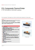 Printer mechanism "FTP-63GMCL163"