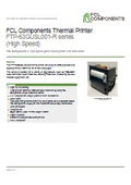 Printer unit 'FTP-63GUSL001'
