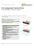Printer mechanism 'FTP-63HMCL163'
