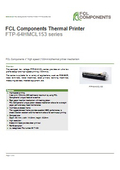 Printer mechanism 'FTP-64HMCL153-R'