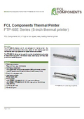 Printer mechanism 'FTP-68EMCL161/162'