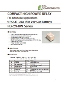 Vehicle-mounted relay 'FBR59-HW(24V)'