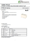 Contact gap 2.0mm signal relay 'FTR-C2'