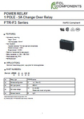 Power Relay "FTR-F3 (5A 1 Transfer)"