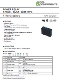 Power Relay "FTR-F3(5A)"