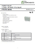 Power Relay "FTR-F6"