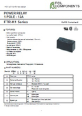 Power Relay "FTR-K1(12A)"