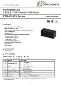 Power Relay "FTR-K1 (16A Inrush 120A)"