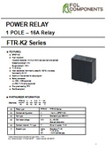 Power Relay "FTR-K2"