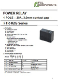 Power Relay "FTR-K2G"
