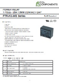 Power relay "FTR-K3 (for solar power generation equipment)"