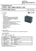 Power relay "FTR-K3 (for solar power generation equipment)"